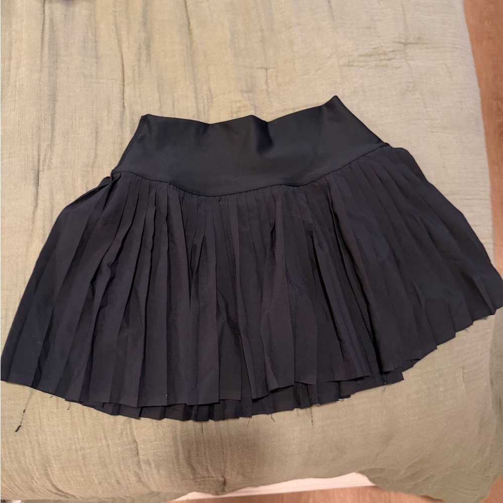 ALO Yoga Black A-Line Skirt
